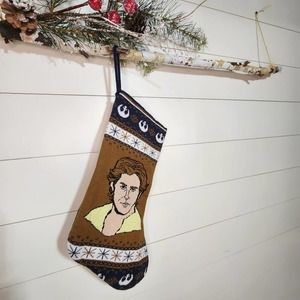 Star Wars Luke Skywalker  Christmas Knitted Stocking 18"